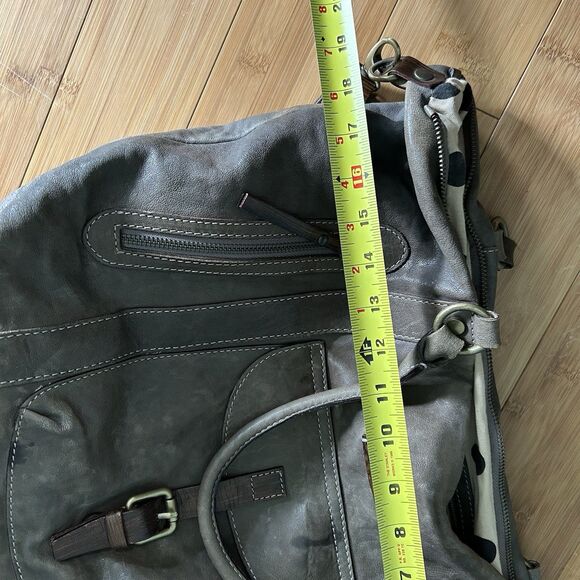 Calvalcanti Genuine Leather Handbag Shoulder Purse Crossbody Strap Made In Italy - Picture 16 of 16